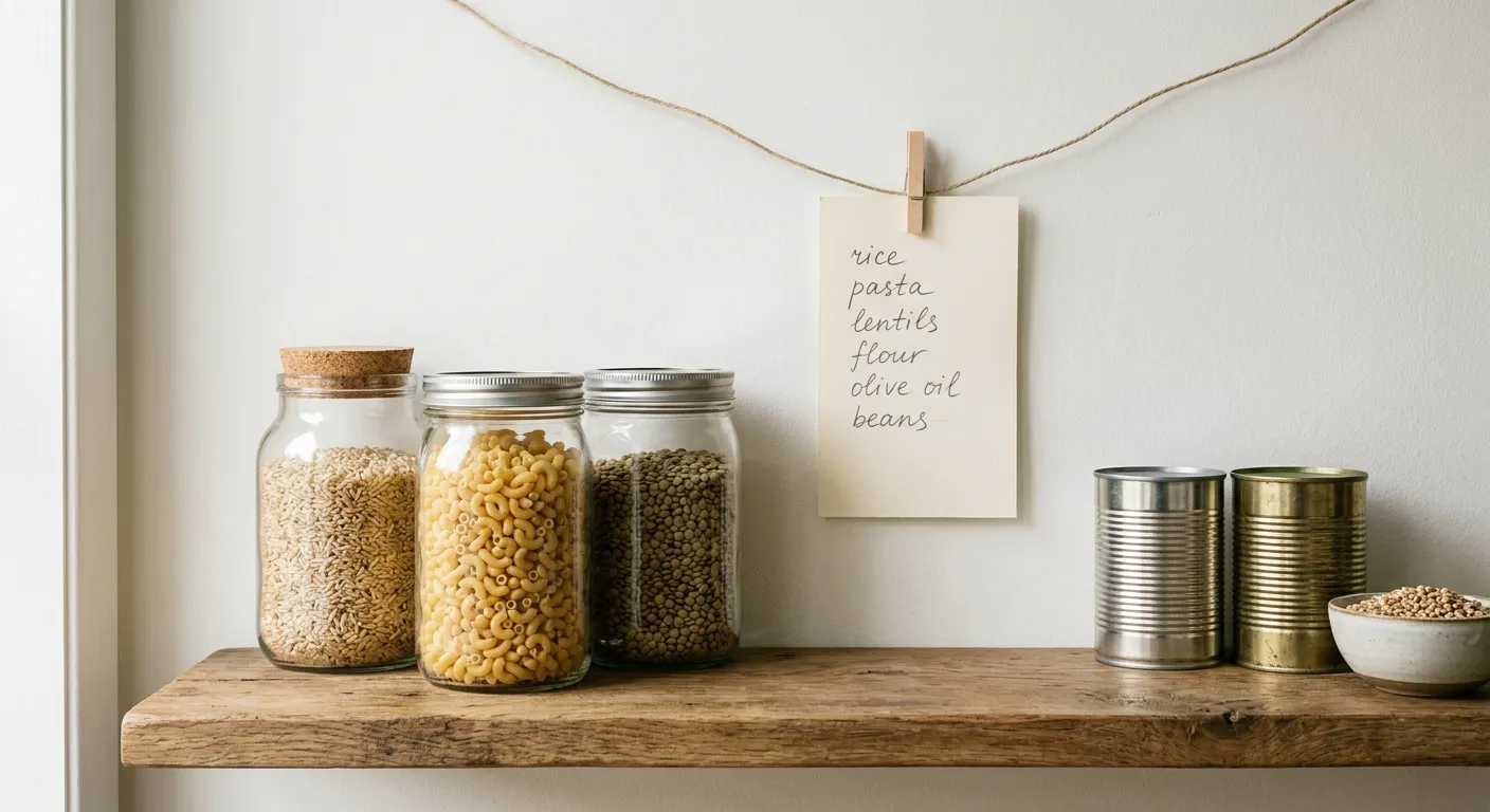 How to Start a Food Stockpile Without Wasting Money